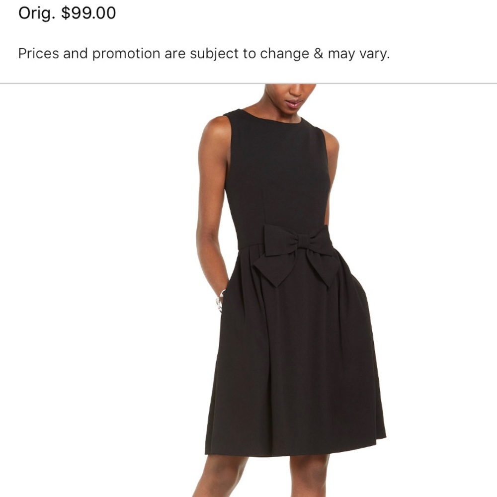 Tahari black dress